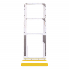 Pour Xiaomi Poco M5 4G Plateau de carte SIM + Plateau de carte SIM + Plateau de carte Micro SD (Jaune)