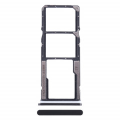 Pour Xiaomi Poco C51 Plateau de carte SIM + Plateau de carte SIM + Plateau de carte Micro SD (Noir)