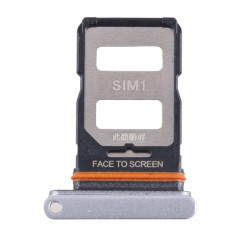 Pour Xiaomi Redmi Note 12T Pro Plateau de carte SIM + Plateau de carte SIM (Argent)