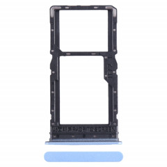 Pour Xiaomi Redmi Note 12R Plateau de carte SIM + Plateau de carte SIM / Plateau de carte Micro SD (Bleu)
