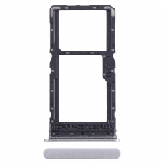 Pour Xiaomi Redmi Note 12R Plateau de carte SIM + Plateau de carte SIM / Plateau de carte Micro SD (Argent)