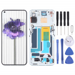 Pour Nothing Phone1 A063 Écran LCD Numériseur Assemblage complet avec cadre (Argent)
