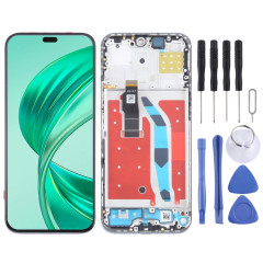 Pour Honor X8b écran LCD d'origine numériseur assemblage complet avec cadre (argent)