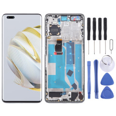 Pour Huawei Nova 10 Pro Écran LCD d'origine numériseur assemblage complet avec cadre (argent)