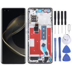 Pour Huawei Nova 11 Pro Écran LCD d'origine numériseur assemblage complet avec cadre (noir)