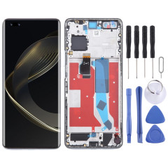 Pour Huawei Nova 11 Pro Écran LCD d'origine numériseur assemblage complet avec cadre (argent)