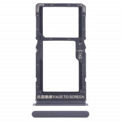 Pour Xiaomi Redmi Note 12 5G Plateau de carte SIM + Plateau de carte SIM / Micro SD (Noir)