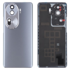 Pour OPPO Reno11 Pro 5G Couvercle arrière de la batterie d'origine avec couvercle d'objectif de caméra (gris)