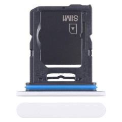 Tiroir pour carte SIM et Micro SD d'origine pour Sony Xperia 10 V (blanc)
