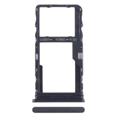 Pour TCL 305 plateau de carte SIM + SIM/Micro SD d'origine (noir)