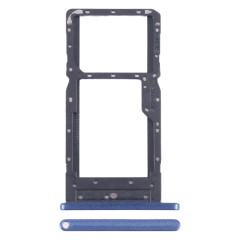 Pour TCL 205 plateau de carte SIM + SIM/Micro SD d'origine (bleu)