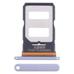 Pour Xiaomi Poco X6 5G Plateau de carte SIM d'origine + Plateau de carte SIM (Violet)