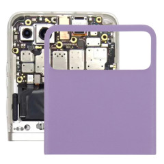 Pour Motorola Razr 40 Couvercle arrière de la batterie de la partie supérieure d'origine (violet)