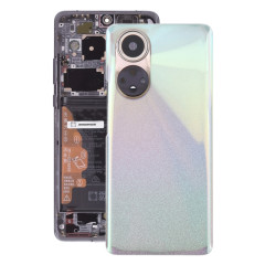 Pour Honor 50 Cache arrière de la batterie avec objectif de l'appareil photo (argent)