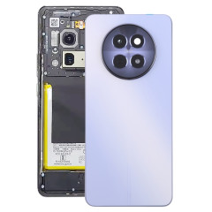 Pour Realme 12 Couvercle arrière de batterie d'origine avec cadre central (violet)