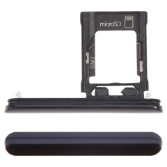 Pour Sony Xperia Ace Plateau de carte SIM + Micro SD (noir)