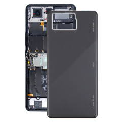 Pour Asus ROG Phone 8 Pro AI2401 AI2401_A Global Original Couvercle arrière de la batterie en verre (noir brillant)