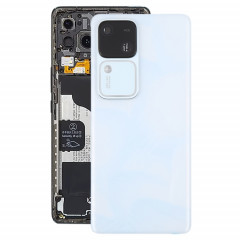 Pour vivo V30 5G Couvercle arrière de la batterie d'origine avec couvercle de l'objectif de l'appareil photo (blanc)
