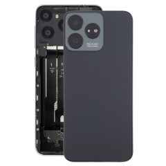 Pour ZTE Axon 50 Lite 8050 Couvercle arrière de la batterie en verre avec cadre central / couvercle de l'objectif de l'appareil photo (noir)
