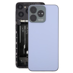 Pour ZTE Axon 50 Lite 8050 Couvercle arrière de la batterie en verre avec cadre central / Couvercle de l'objectif de l'appareil photo (violet)