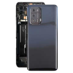 Pour ZTE Blade V40 Cache arrière de batterie avec adhésif / Cache objectif de caméra (noir)