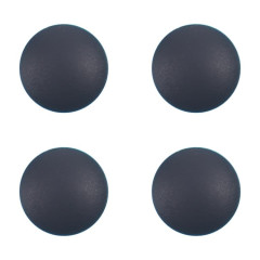 Pour Microsoft Surface Laptop 3/4/5 1872 1868 1952 1867 1950 Tapis en caoutchouc 4 en 1 pour boîtier inférieur (noir)
