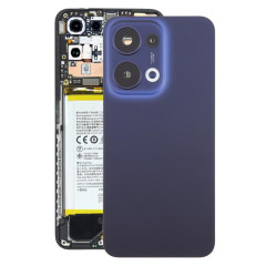 Cache arrière de batterie d'origine pour OPPO Reno13 avec cache d'objectif d'appareil photo (bleu foncé)