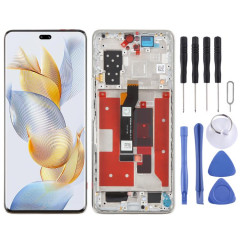 Écran LCD d'origine complet avec châssis pour Honor 90 Pro (argent)