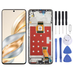 Écran LCD d'origine complet avec châssis pour Honor X60 (noir)
