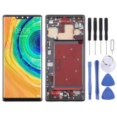 Écran LCD TFT complet avec châssis pour Huawei Mate 30 Pro, sans identification par empreinte digitale (noir)
