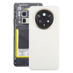 Cache arrière de batterie d'origine pour Realme 14 Pro+ avec cache d'objectif d'appareil photo (blanc)
