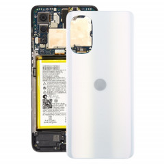 Pour Motorola Moto G71s Couvercle arrière de la batterie d'origine (Blanc)