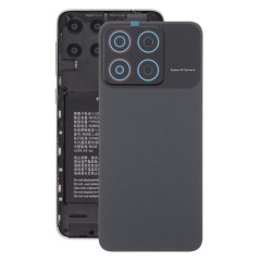 Coque arrière en plastique avec cache d'objectif pour ZTE Blade A35 Z2453 (noir)