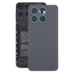 Coque arrière en plastique avec cache d'objectif pour ZTE Blade A55 Z2450 (noir)