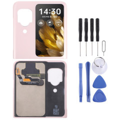 Pour OPPO Find N3 Flip Écran LCD secondaire d'origine avec numériseur Assemblage complet (Rose)