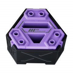 JAKEMY JM-Z21 Tournevis Magnétiseur/Démagnétiseur en Forme de Cube (Violet)
