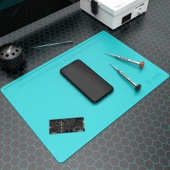 Tapis de silicone résistant à la chaleur 2UUL (bleu)