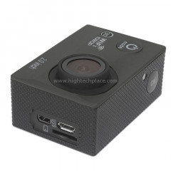H16 1080P Caméra sport portable sans fil WiFi, écran 2.0 pouces, Generalplus 4248, 170 Grand angle A + degrés, carte TF de support (noir)