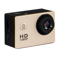 HAMTOD HSJ400 Sport caméra avec 30m étui étanche, Generalplus 6624, 2,0 pouces écran LCD (Gold)