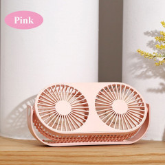 Mini-ventilateur mini-feuilles USB (rose)