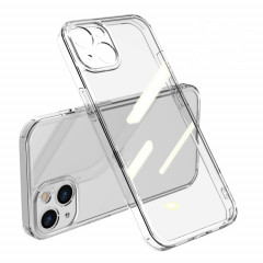 Verre trempé transparent élevé + TPU Case antichoc pour iPhone 13 Pro (Transparent)