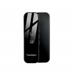 G6 Portable Instant en temps réel Traducteur vocal multi-langues Traducteur d'assistant de voyage personnel (noir)