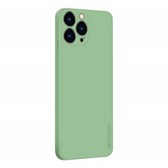 Pinwuyo Touching Series TPU de TPU de TPU en silicone liquide pour iPhone 13 PRO (Vert)