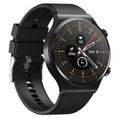 N58 IP67 Montre à écran tactile à écran tactile de 1,28 pouces (bracelet en silicone noir)