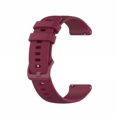 Pour Ticwatch Pro 2020 à carreaux à carreaux (Wine Red)