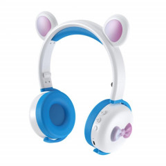 Casque Bluetooth sans fil BLUETOOTH sans fil AEC BK7 avec une lumière LED (Blanc Blanc)