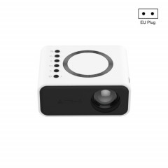 YT300 Accueil Multimédia Mini Projecteur À Distance Support Téléphone Portable (EU Plug White)