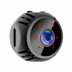 W8 Mini Caméra HD 1080P Vision Nocturne Batterie Surveillance Vidéo Wifi Smart Home Caméra (Noir)