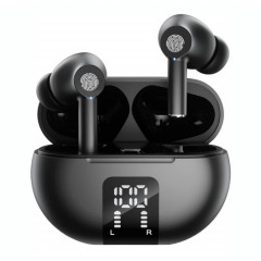 Casque de traduction vocale intelligente sans fil Bluetooth M10, écouteurs de traduction en plusieurs langues (noir)