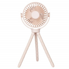 WX1020 Portable ventilateur d'été Flexible trépied poulpe bébé poussette ventilateur de bureau (rose)